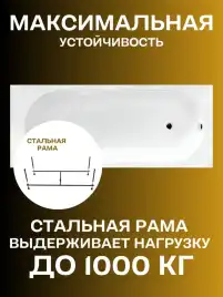 Акриловая ванна Marka One ATLAS 1500x700 Прямоугольная Белая 01атл1570