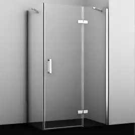 Душевой уголок WasserKRAFT Aller 10H 120х80 10H06RWHITE профиль Белый / Хром стекло Прозрачное