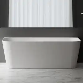 Акриловая ванна Abber 160х75 AB9223-1.6, отдельностоящая, Белая глянцевая