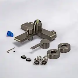 Смесители для ванны AVS Elegant 811-411-GM, оружейная сталь