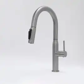 Смеситель для кухни AVS PureRiver 811-171-BN с выдвижным изливом, брашированный никель