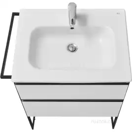 Тумбы под раковину Roca Domi 60 A857458806 подвесная, цвет, Белый глянец