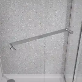 Душевой уголок Azario 100х100 AZ-L47-100-MGR-CL, профиль графит матовый, стекло Прозрачное