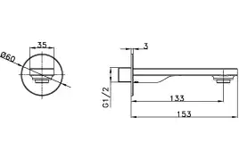 Душевая система  Vincea Inspire VSFW-431I2RGM VSFW-431I2RGM встраиваемая, вороненная сталь
