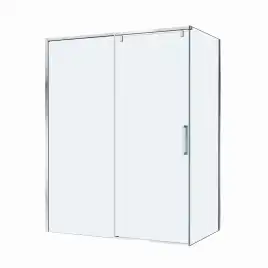 Душевой уголок BelBagno SOFT_CLOSE-1-AH-1-160/90-C-Cr стекло прозрачное, профиль Хром