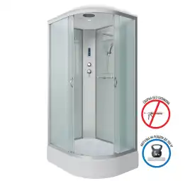 Душевая кабина Niagara Classic 90х80х215 NG-33984-14LP средний поддон, без гидромассажа, 339844LP