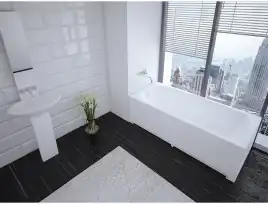 Акриловая ванна AZARIO ADELINA 160х75 AV.0010160, прямоугольная, пристенная