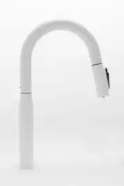 Смеситель для кухни AVS PureRiver 811-171-MW с выдвижным изливом, белый матовый