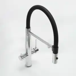 Смеситель для кухни AVS PureRiver 811-170-CR с гибким изливом, хром