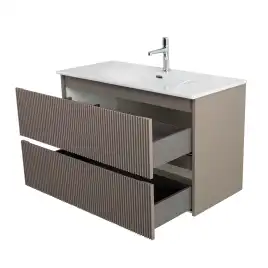 Тумба под раковину BelBagno UNO-MINI-1000-2C-SO-СO подвесная, Бежевый матовый