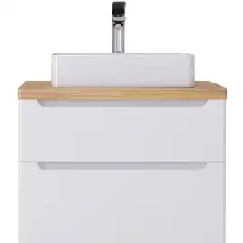 Тумба под раковину Jorno WOOD 80 wood.01.80/P/W Белая