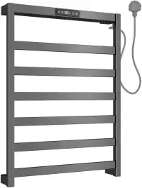 Полотенцесушитель электрический Allen Brau Reality 642х472 7.32000-GM, графит матовый
