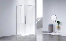 Душевой уголок Vincea Slim-N 100х90 VSS-4SN9010CL, дверь раздвижная, профиль хром, стекло прозрачное