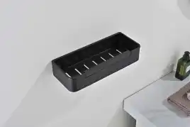 Полка для душа Aquatek AQ4966MB, Черный матовый