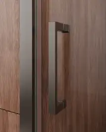 Душевая дверь CEZARES MOLVENO-BF-1-160-C-GM-IV стекло Прозрачное, профиль Оружейная сталь