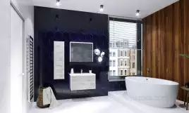 Пенал Roca Ronda ZRU9303006 подвесной, правый, цвет, Белый матовый, бетон