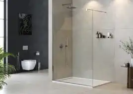 Душевая перегородка CEZARES LIBERTA-L-1-140-C-Cr стекло Прозрачное, профиль Хром