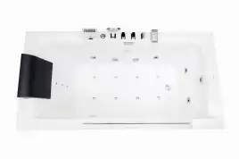 Акриловая ванна Gemy G9055 K R 181х90 с гидромассажем, правая