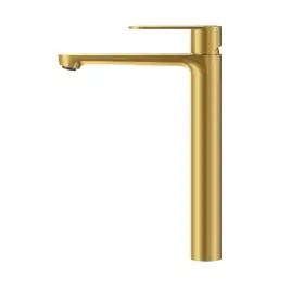 Смеситель для накладной раковины Cezares STYLUS-LC-BORO-W0, Брашированное золото