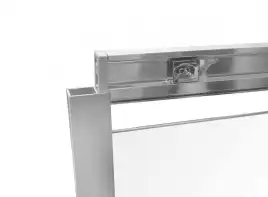 Душевая дверь в нишу AVS Квант Макс 170 профиль хром, стекло прозрачное, 803-0017-195-17-CR-T