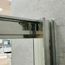 Душевая дверь в нишу AVS Квант 130 профиль хром, стекло прозрачное, 803-0017-195-13-CR-T