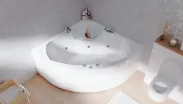 Акриловая ванна Marka One TRAPANI 140х140 Угловая белая 01тр1414