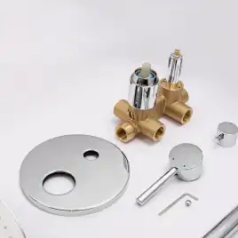 Встраиваемая душевая система AVS SLIMMER 811-141-CR с изливом, хром