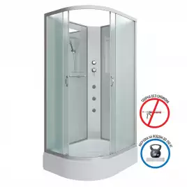 Душевая кабина Niagara Classic 130х90х200 NG-33394-14RBKG средний поддон, с гидромассажем, 333944RBKG