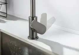 Смеситель для кухни Aquatek Бетта AQ1182BGM, Оружейная сталь