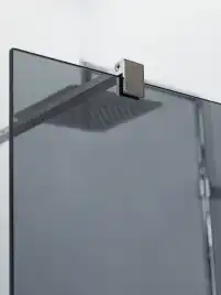 Душевая перегородка CEZARES LIBERTA-L-1-100-GR-Cr стекло Тонированное (графит), профиль Хром