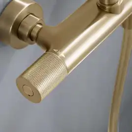 Душевая система  Vincea Desire VSFS-1D0TBG VSFS-1D0TBG  с термостатом, брашированное золото