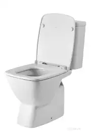 Унитаз-компакт Santek Нео с горизонтальным выпуском, стандарт- 2 реж., дюропласт, микролифт, тонкое 1WH302470