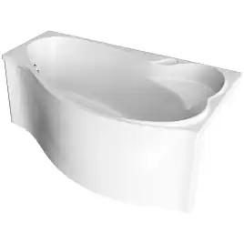 Акриловая ванна Marka One GRACIA 150х90 Асимметричная Белая Правая 01гр1590п