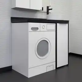 Тумба с умывальником Comforty Лозанна 100 Белый, 00-00013800