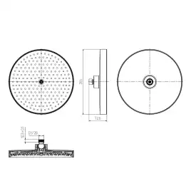Душевая система AVS Torrent 804-020-GM, оружейная сталь