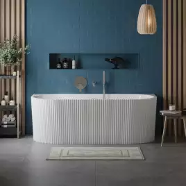 Акриловая ванна BELBAGNO 170х80 BB713-1700-800, отдельностоящая, Белая глянцевая