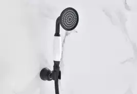 Душевая лейка Aquatek КЛАССИК AQ2008MB, Черный матовый