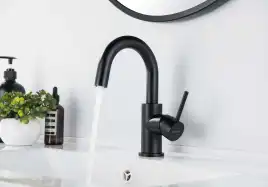 Смеситель для раковины Aquatek Европа AQ1307MB, Черный матовый