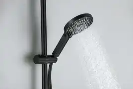 Душевой гарнитур Aquatek Лугано AQ2022MB, Черный матовый