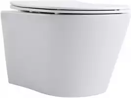 Унитаз подвесной Aquanet Rimless Atago 2.0 W LX-1905, с сиденьем микролифт