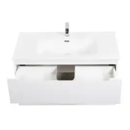 Тумба под раковину BelBagno ETNA-800-2C-SO-BL-P подвесная Bianco Lucido