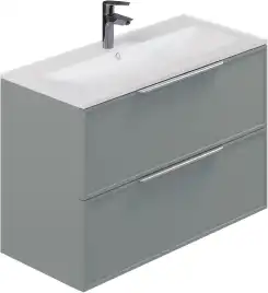 Тумба под раковину Aquanet Арт 2.0 90 мисти грин