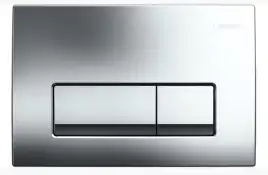 Кнопка смыва Geberit Delta 50 115.119.21.1 двойной смыв, пластик, глянцевый хром