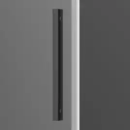 Душевой уголок Vincea Soft 120х90 VSR-3SO9012CLGM, дверь раздвижная, профиль вороненая сталь, стекло прозрачное