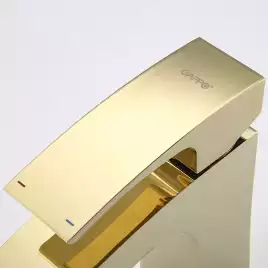 Смеситель для раковины Gappo G1007-13, Золото глянцевое