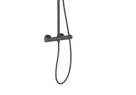 Душевая система Aquatek ЕВРОПА AQ2343MB с термостатом, Черный матовый