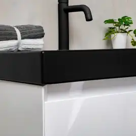 Тумба с раковиной AVS Гармония 60 белая, N821-07-600WG-02-610BM