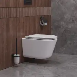 Подвесной унитаз CEZARES LINER CZR-3808-53-TH-TOR/SC, со смывом TORNADO, с сиденьем микролифт