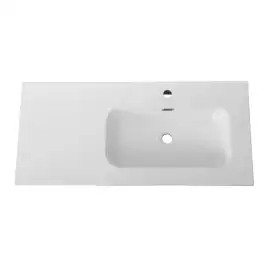 Керамическая раковина, чаша справа, CEZARES CZR-8095-100-R