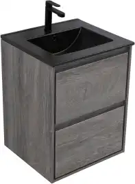 Тумба под раковину Aquanet Милан 50 дуб рошелье, подвесная, 336371